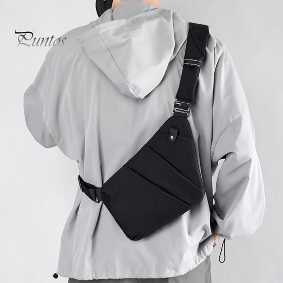 Storage Bag Anti Theft Travel Slim Sling Large Capacity Anti-theft Zipper Closure Adjustable Crossbody for Women Men Shoulder