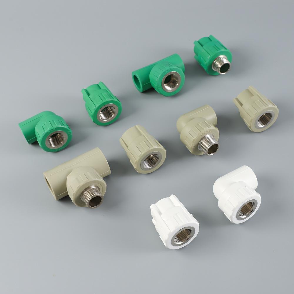 Weixing Style PPR Threaded Elbow Pipe Fittings - Thickened Internal/External Hot Melt Connections