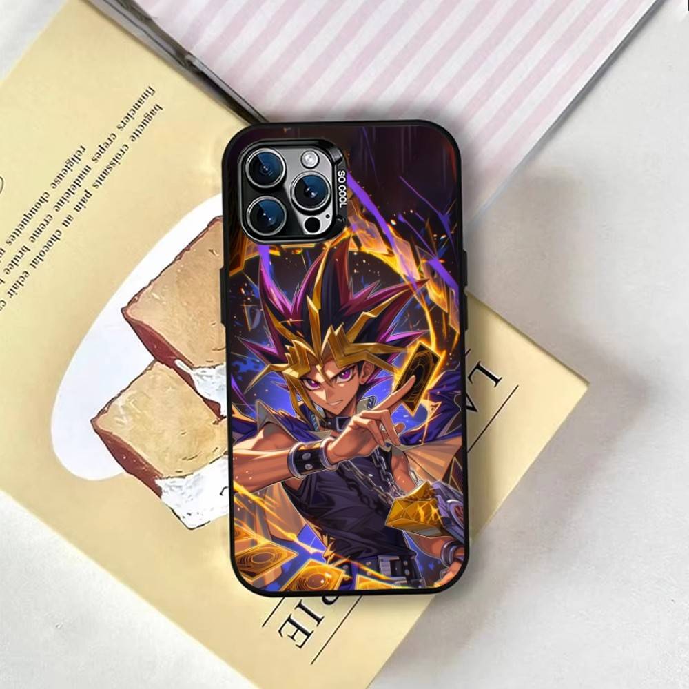Yugioh Yami Yugi Phone Case For iPhone 17,16,15,14,13,12,11 Plus,Pro Max,XS,Colored Silver Plated Inside Cover