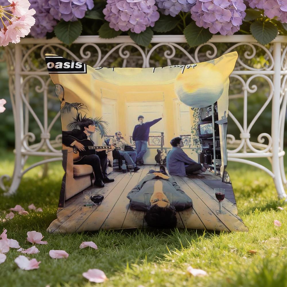 Band Cool O-OasisS Cushion Cover Home & Car Dual-Scene Pillow Cover: Reversible for Premium Comfort