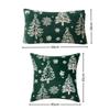 Delicate Christmas Pillowcase Soft Knitted Square Cover Xmas Tree Pattern Home Decor Case for Couch