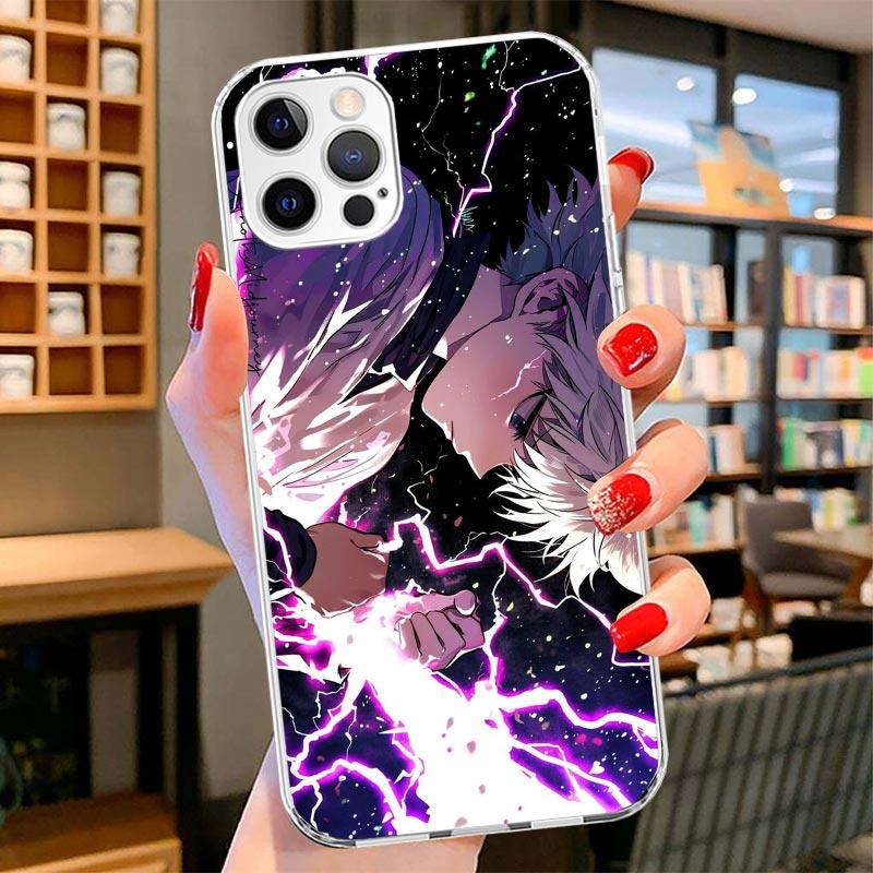 Huner X-Hunters Killua Cover Phone Case For iPhone 16 17 Air 15 14 Pro Max 16E Phone Case 13 Mini 12 11 7 SE 8 Print Pattern Fit