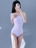 Bañador Morado Estilo Coreano Adelgazante – Competición Profesional y Surf