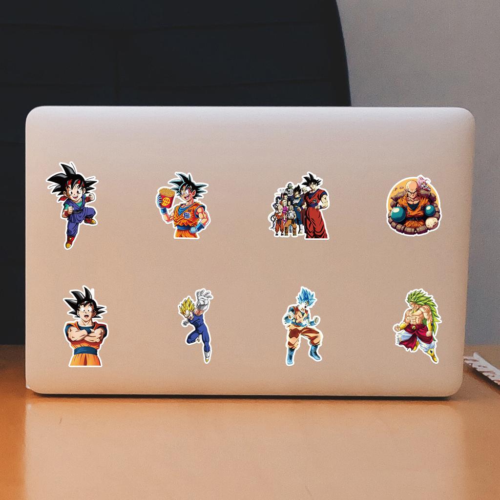50 Dragon Ball Graffiti Stickers Computer Mobile Phone Water Cup Decorative Stickers Waterproof Creative Children's Stationery Stickers