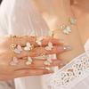 Elegant Zircon Butterfly Bracelet: Colorful, Versatile High-End Accessory for Women