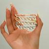 Glass Crystal Inlaid Twist Fashion Bracelet Light Luxury Niche Exquisite Temperament Jewelry Bracelet