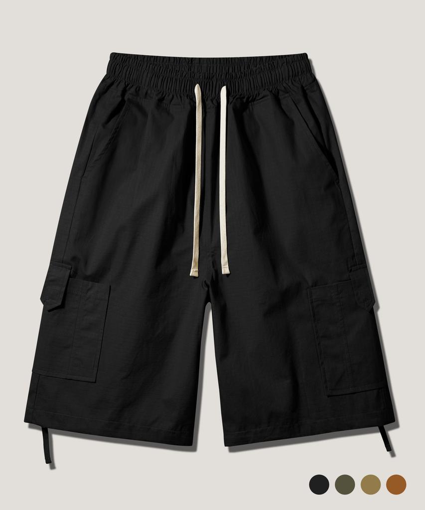 PERSTEP Plant Ripstop Cargo Pants Black Issp4713