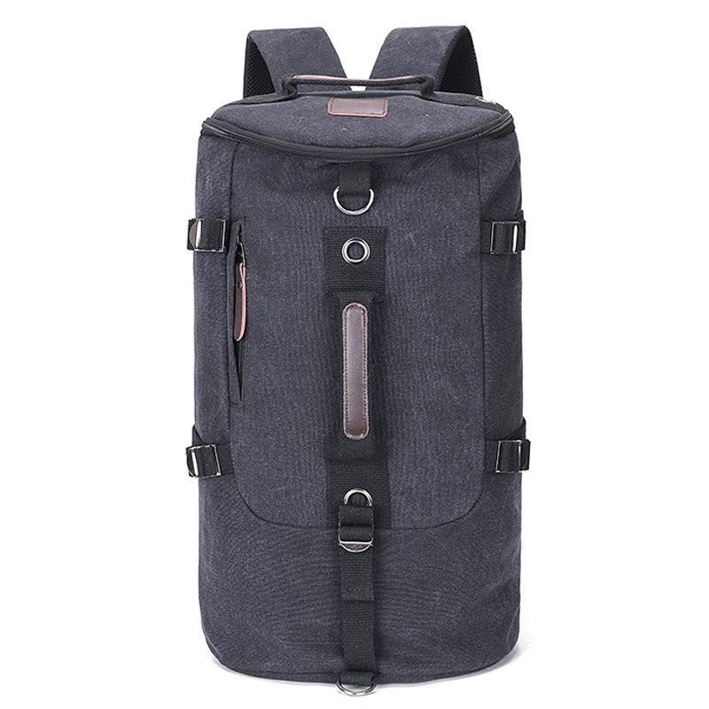 Men's Large Capacity Canvas Travel and Sports Backpack - Trendy Outdoor Bookbag