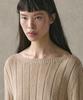 Masimodutti Cotton Blend Boat Neck Knit Sweater