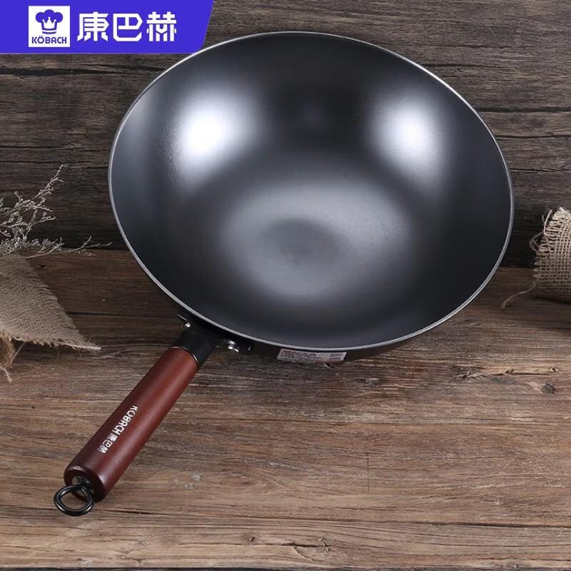 

Kangbach 34cm Cast Iron Round Bottom Wok