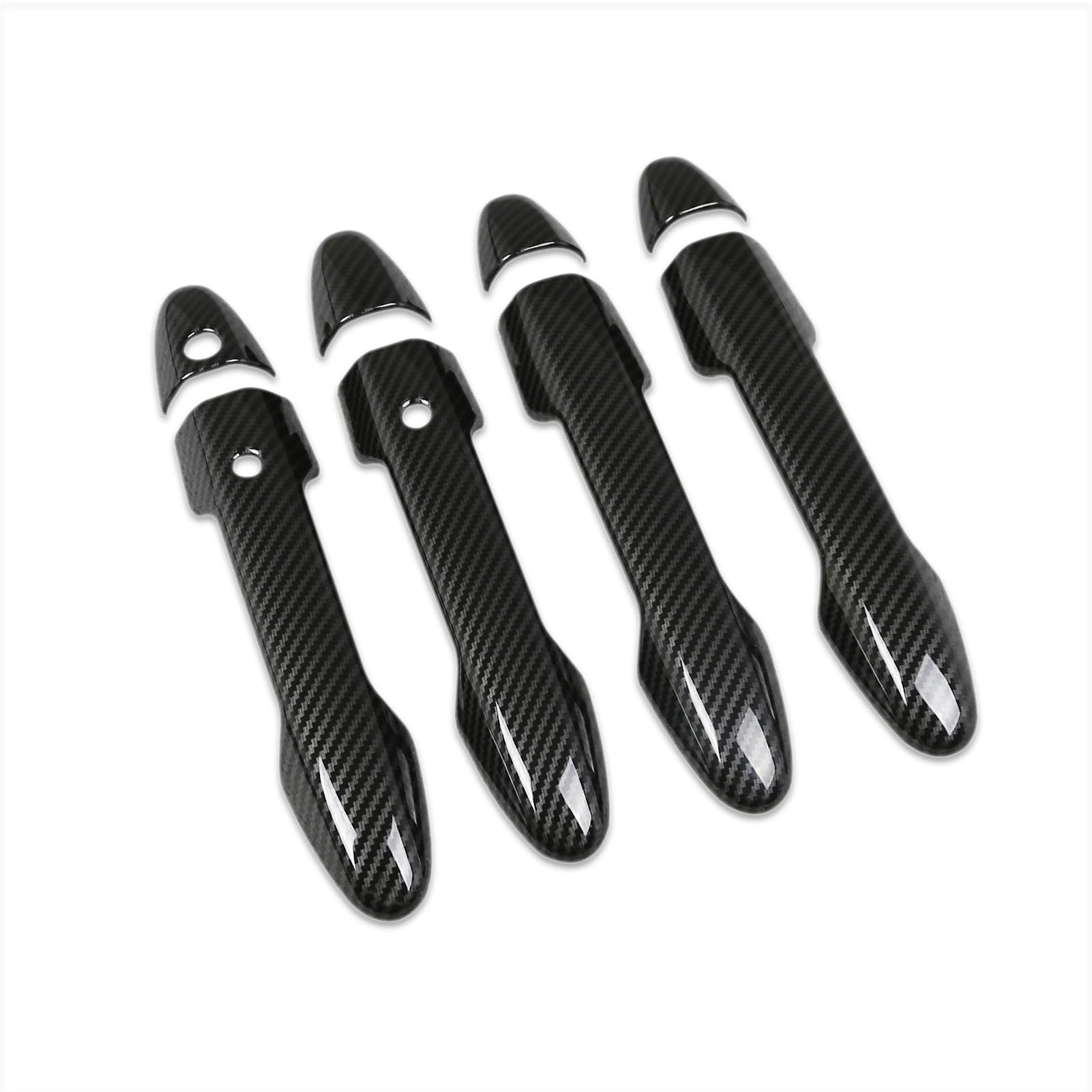 RUIQ Honda Freed GT Series Exterior Outer Door Handle Full Designed Exclusively for the Honda Freed Carbon Fiber Covers, Coverage, (Black Finish)