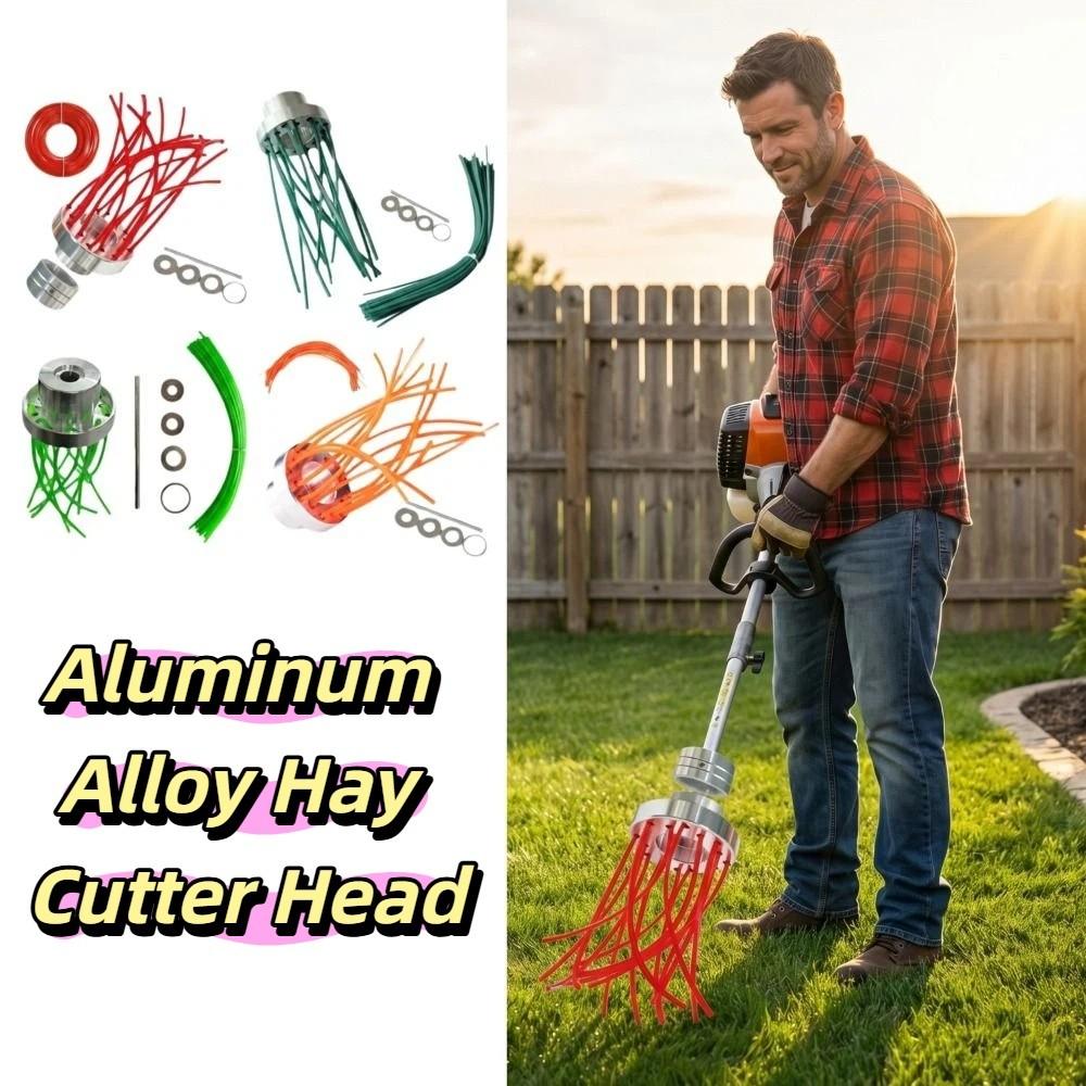 Aluminum Zinc Zinc Alloy Aluminum Porous Lawn Head 3 Discs Grass Cutting Head Lawn Cutter Head  Lawn Mowing