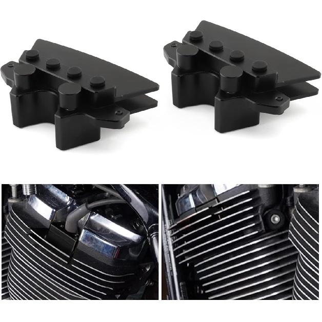 Engine Spark Plug Decorative Cover Compatible with Harley M8 Touring Road King Street Glide Special Road Electra Glide Ultra Limited 17-2023(Matte