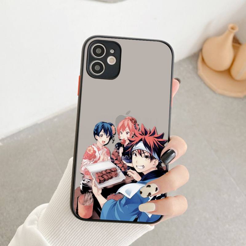 Soma Yukihira Food Wars Shokugeki no Soma Anime Phone Case for iPhone X XR XS 7 8 Plus 11 12 pro MAX Matte Shockproof shell