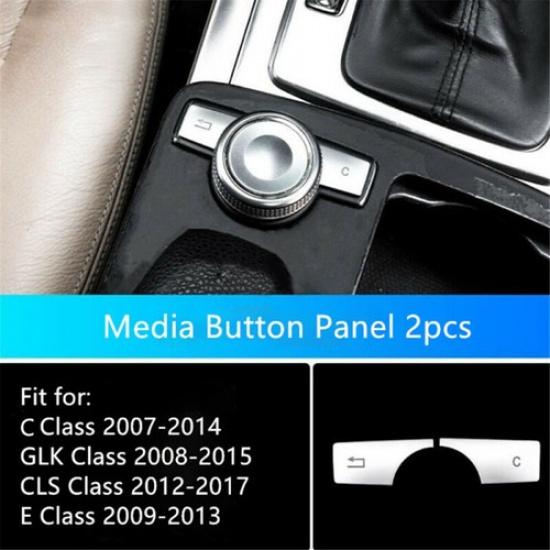 For Benz C E GLK CLS Class W204 W212 Multimedia Buttons Sequ Cover Practical