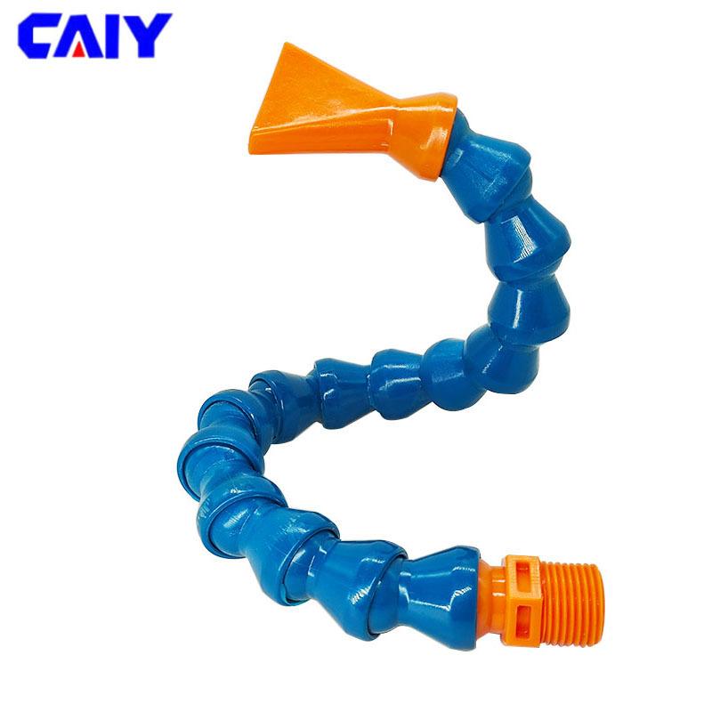 1/4" 3/8" 1/2" Male Thread Plastic Flexible Water Oil Coolant Pipe Hose For lathe Engraving Machine Tools CNC Machine