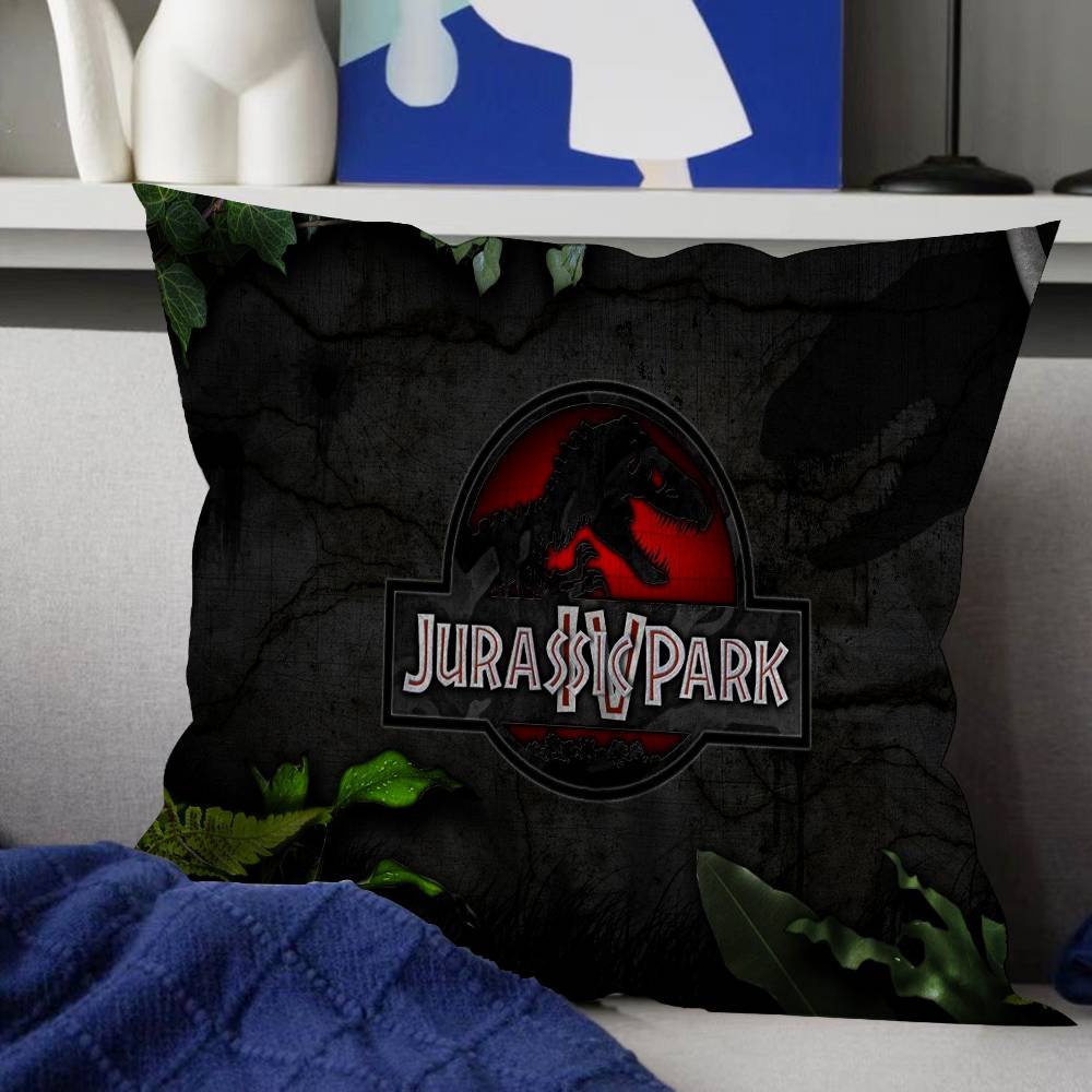 Dinosaur Cartoon Jurassic Park Pillowcase Toon Gift Cushion Cover Bedroom Home Sofa Chair Seat Decor Pillow Case