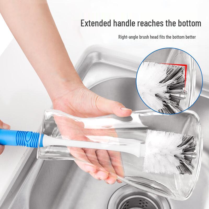 Shijia Long-Handle Double-Layer Cup & Bottle Cleaning Brush