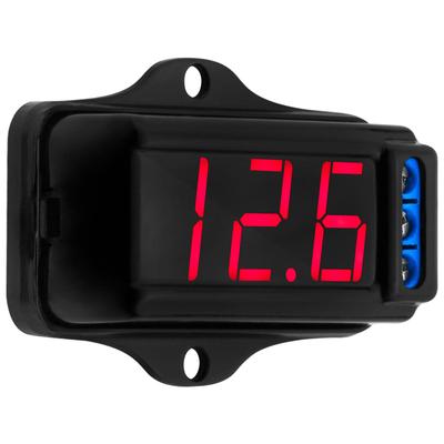 VTR Voltmeter 1000 Tar Lamp Digital Display Automotive Sound Compact Black (900952)