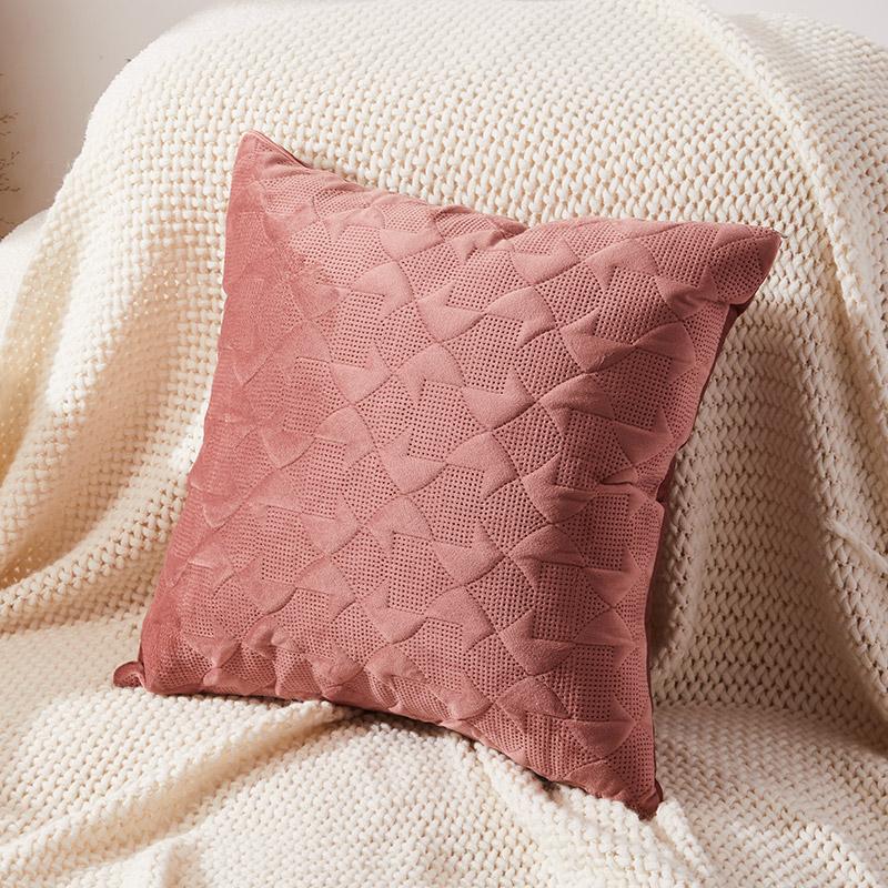 Twist KnittingPlush Pillow Case Vintage Knitted Cushion Cover Simple Cushion Plush Pillowcase Headboard Back