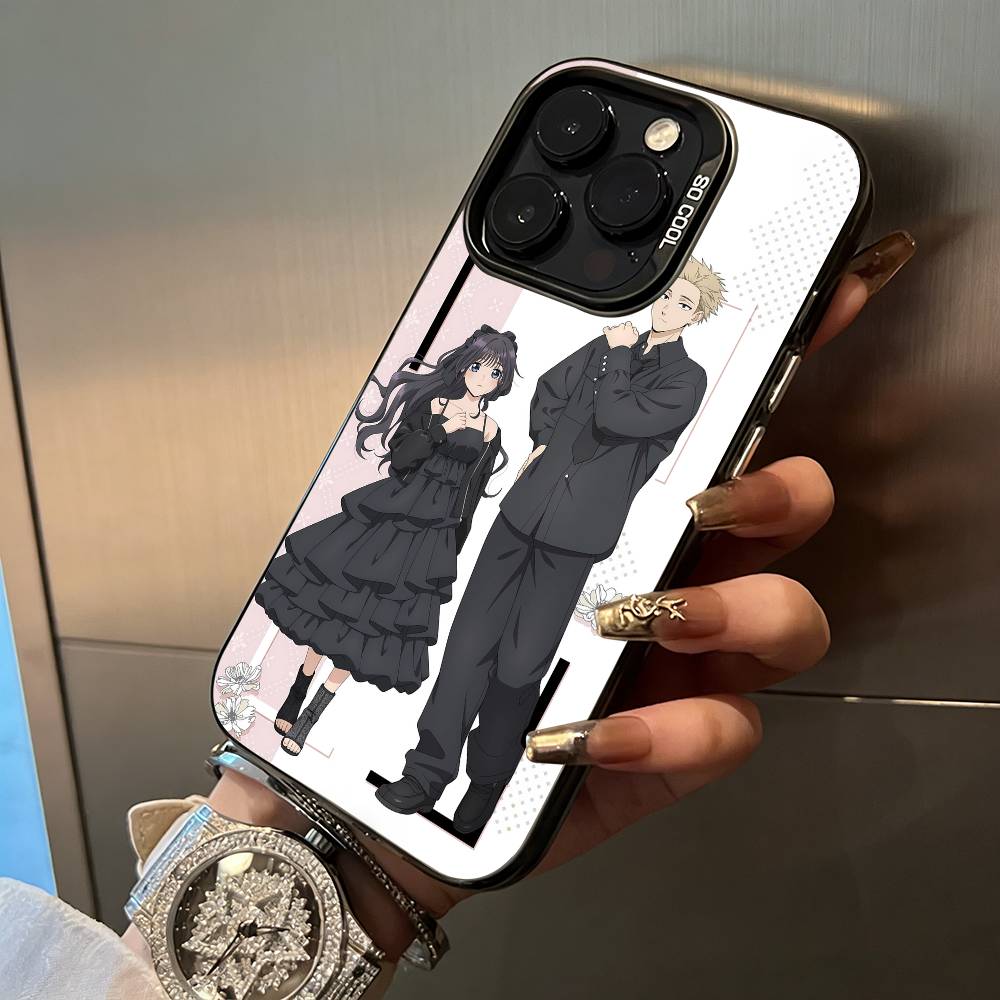 

T-The Fragrant FlowerBlooms with Dignity For iPhone 17 16 15 14 13 12 11 Pro Max XS 17 Air Silicone Colored Silver Bumper Cover iPhone16ProMax