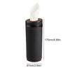 Auto Tissue Box with Safety Hammer Leather Auto Round Paper Tube Armrest Box Storage Case Interior Accessories for the Car