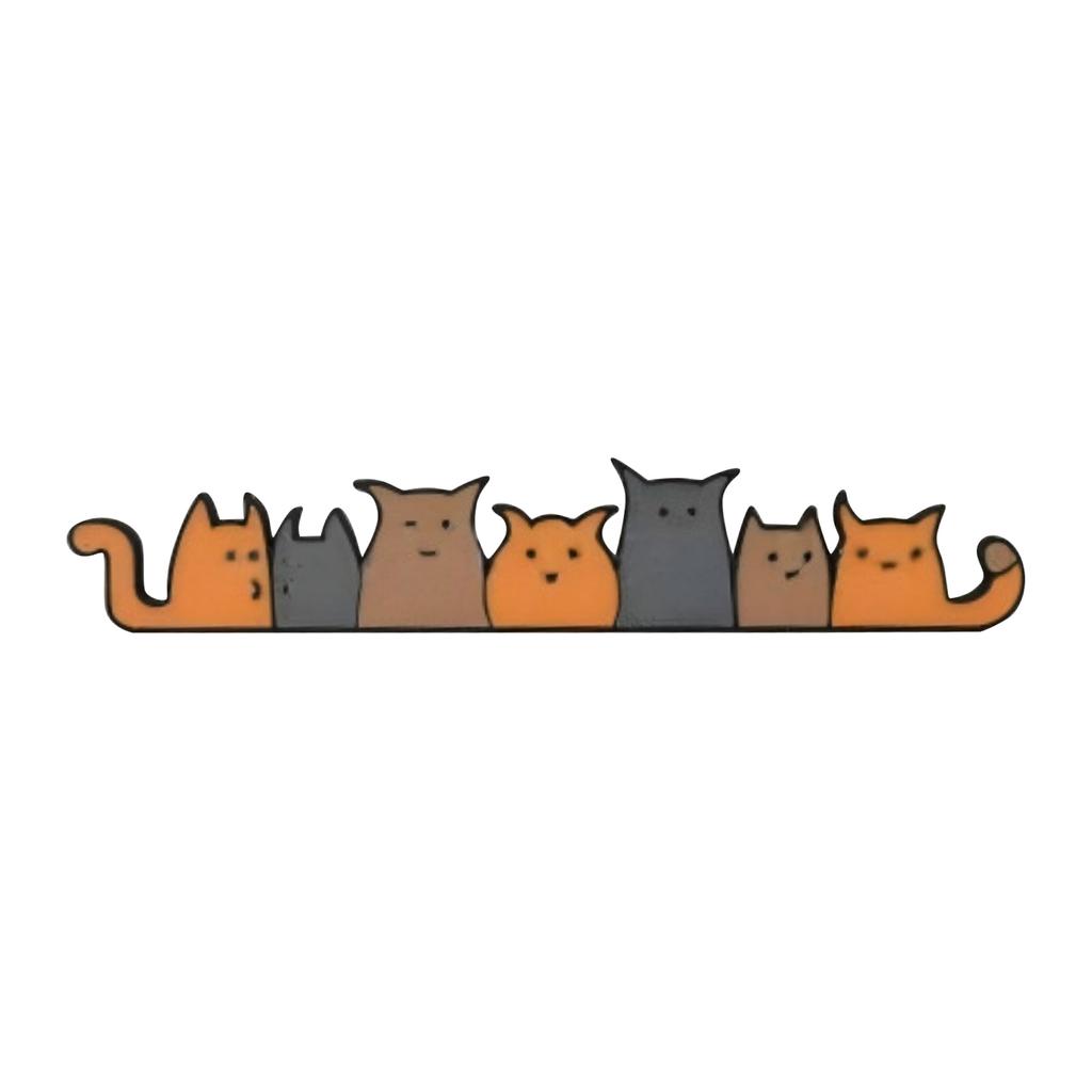 Creative Cat Refrigerator Sticker Clip, Refrigerator Album Clip Home Animal Cat Cultural And Creative Refrigerator Magnet