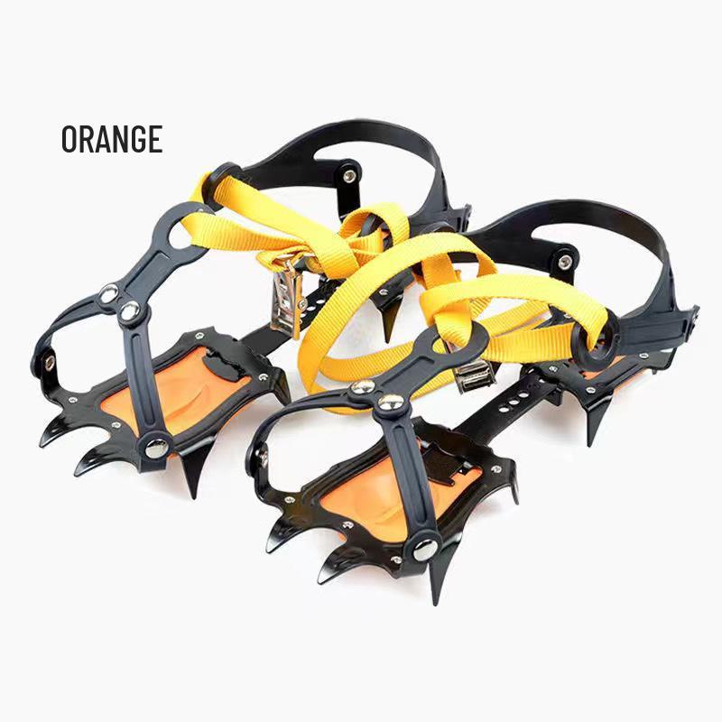10-Tooth Professional Anti-Slip Crampons for Snow and Ice