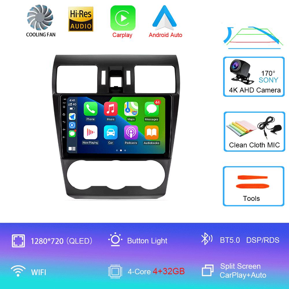 

Автомобильное радио Android 14 для Subaru Forester 4 SJ XV 2012-2015 4G Мультимедийный видеоплеер Навигация GPS Carplay 360 Камера