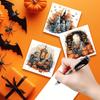 6PCS DIY Animal Pattern Diamond Painting Greeting Card Set Diamond Art Greeting Cards Creative Birthday & Thanksgiving Card Kit