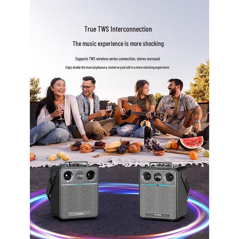 W-King T6S Portable Karaoke Bluetooth Speaker