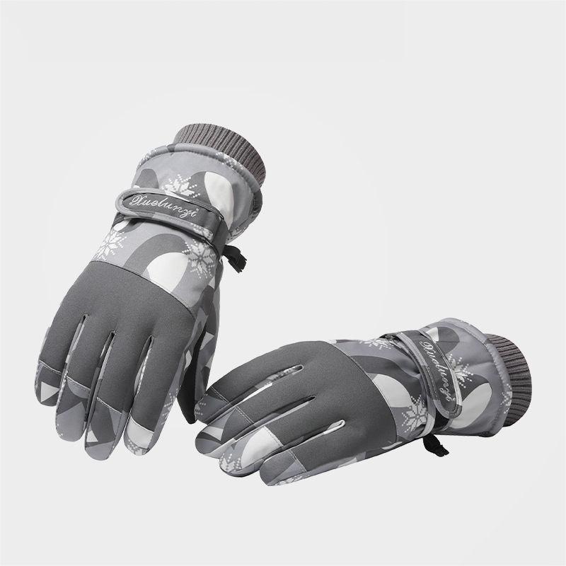 Winter Gloves Women Ski Gloves with Touchscreen Function Thermal Gloves Warm Snow Gloves Waterproof Snowboard Woman Gloves