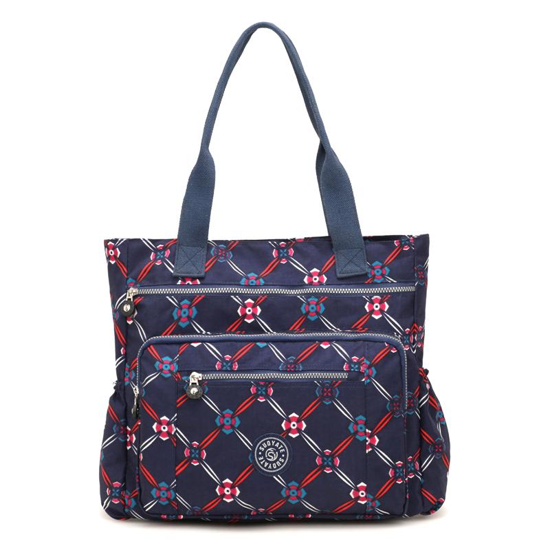 New Fashion Messenger Bag Women Shoulder Bag Nylon Handbag Large Capacity Women's Tote Shopping Bag Ladies Casual Bags beach bag