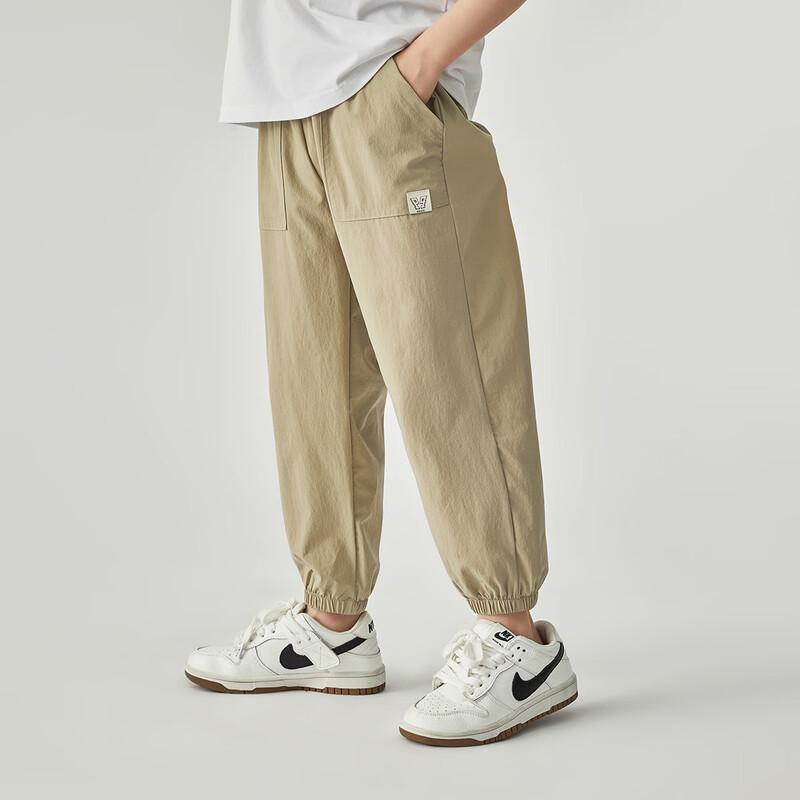 Duoduojia Boys' Ice-Feel Lightweight Summer Jogger Pants