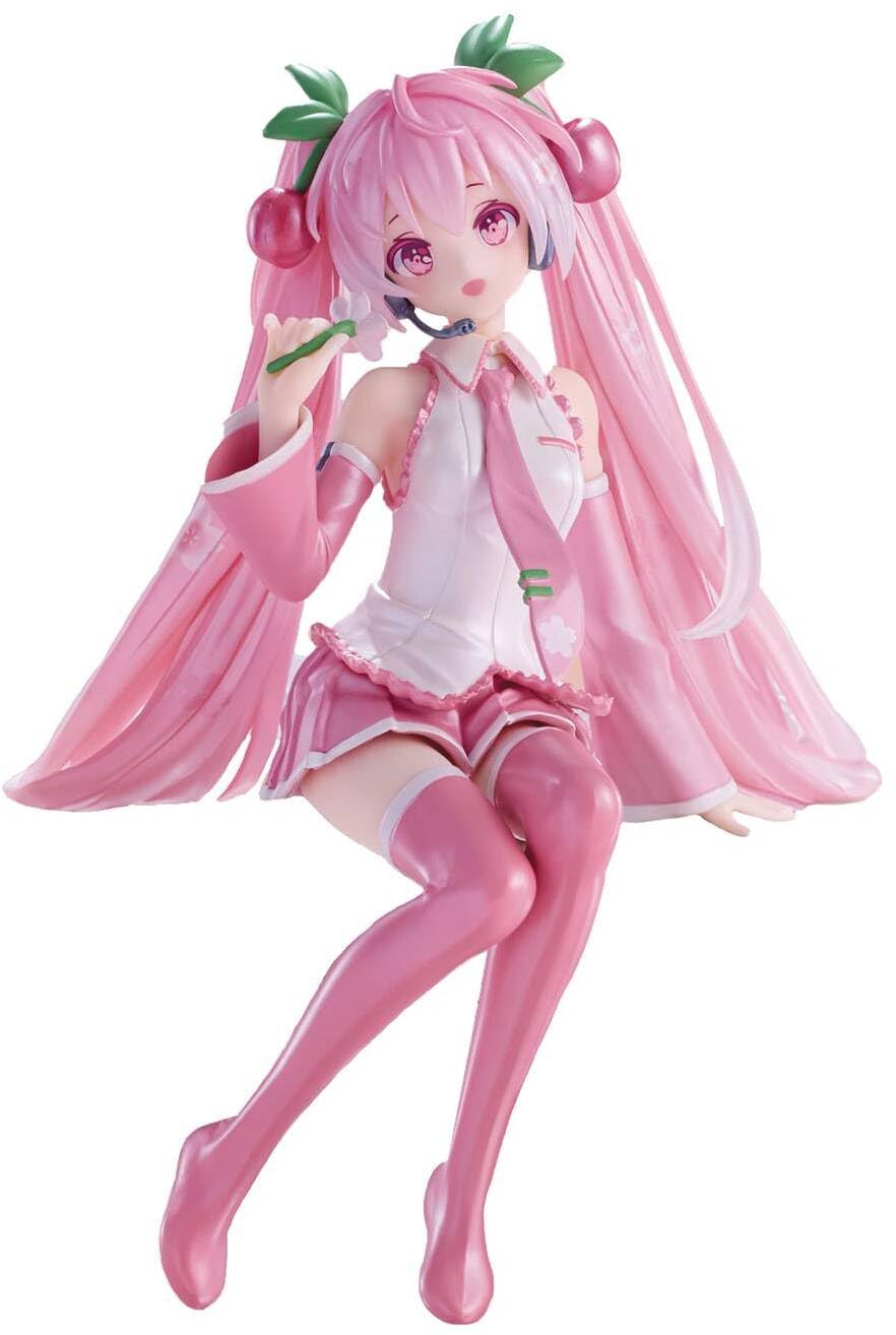 

Фигурка Hatsune Miku Series Noodle Stopper Sakura Miku 2024 Перламутровая версия розовый