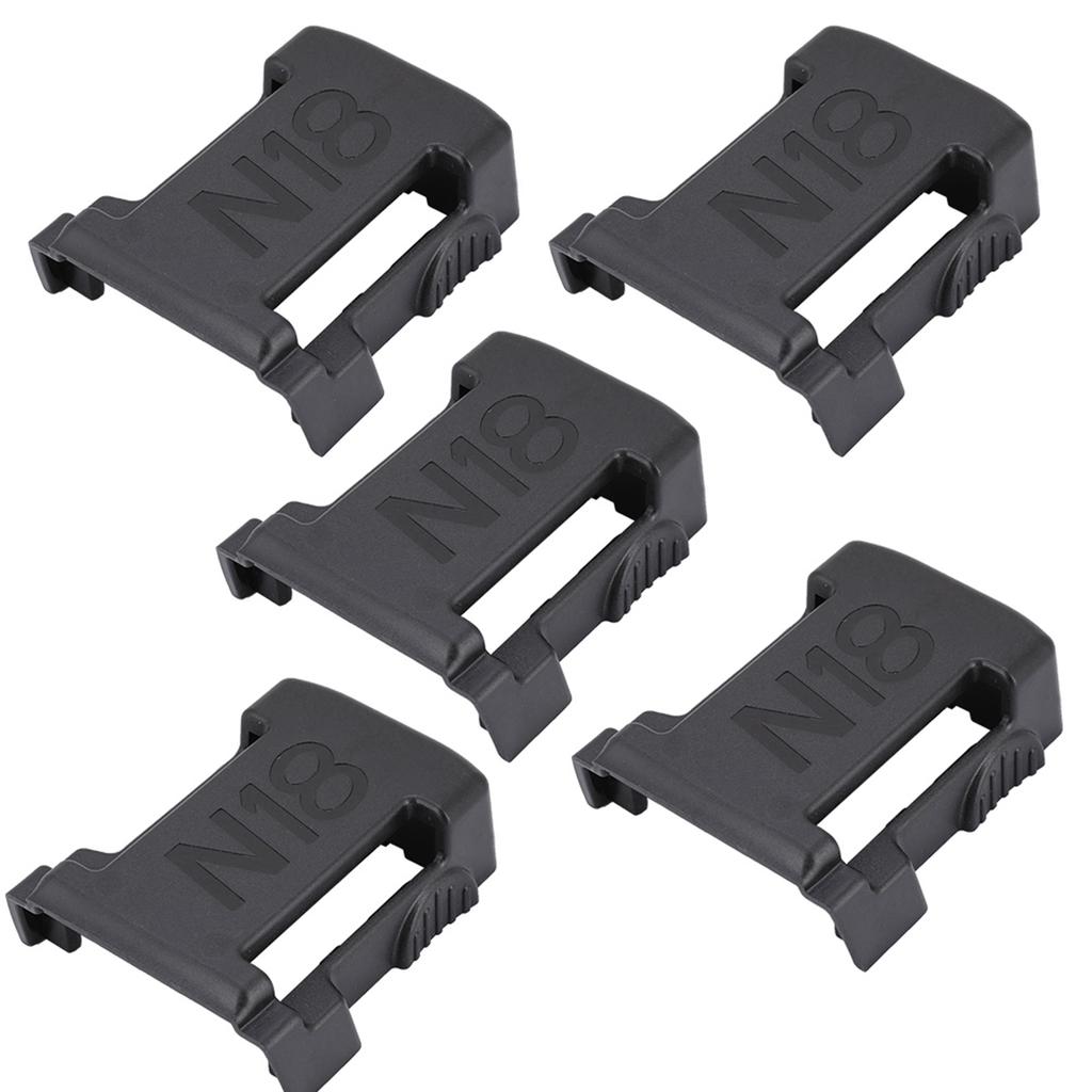 Battery Mount Fit For Milwaukee 18v Batteries Holder Under Shelf Mount(5PCS)