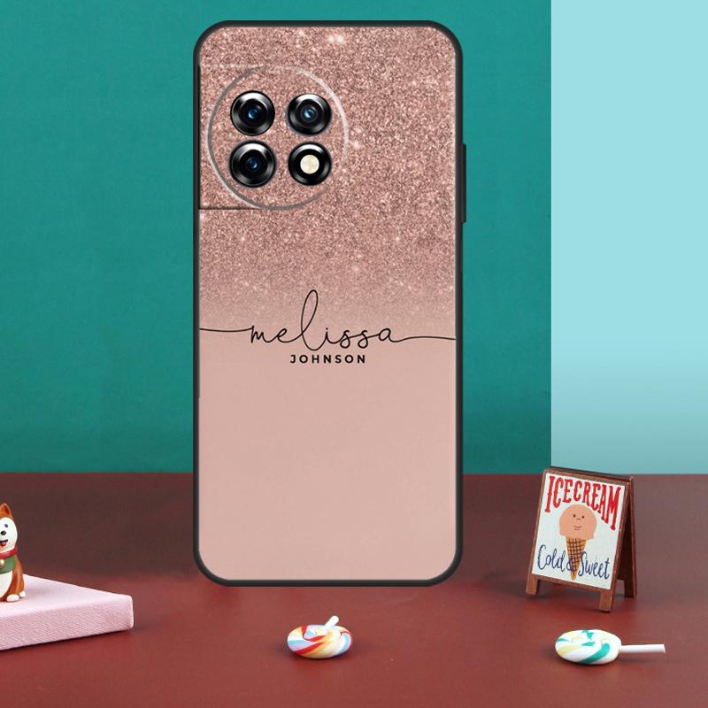 

Personalised Initials Custom Glitter Case For OnePlus 10T 11 8 9 10 Pro 8T 9RT 10R OnePlus Nord CE 2 3 Lite 2T N10 N20 N30 Cover OnePlus Nord CE 2