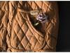 Damen Übergröße Kapuzen Steppjacke aus Baumwolle mit großen Taschen - Lässiger lockerer Schnitt, Dick gefütterte Oberbekleidung.