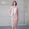 AD Unique Exquisite Autumn 2024 Formal Suit Dress with Collarless Blazer