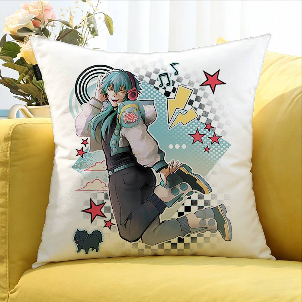 Game Dramatical Murder Aoba Seragaki World Various Sizes Square Pillow Case For Car Home Bedchamber Decor