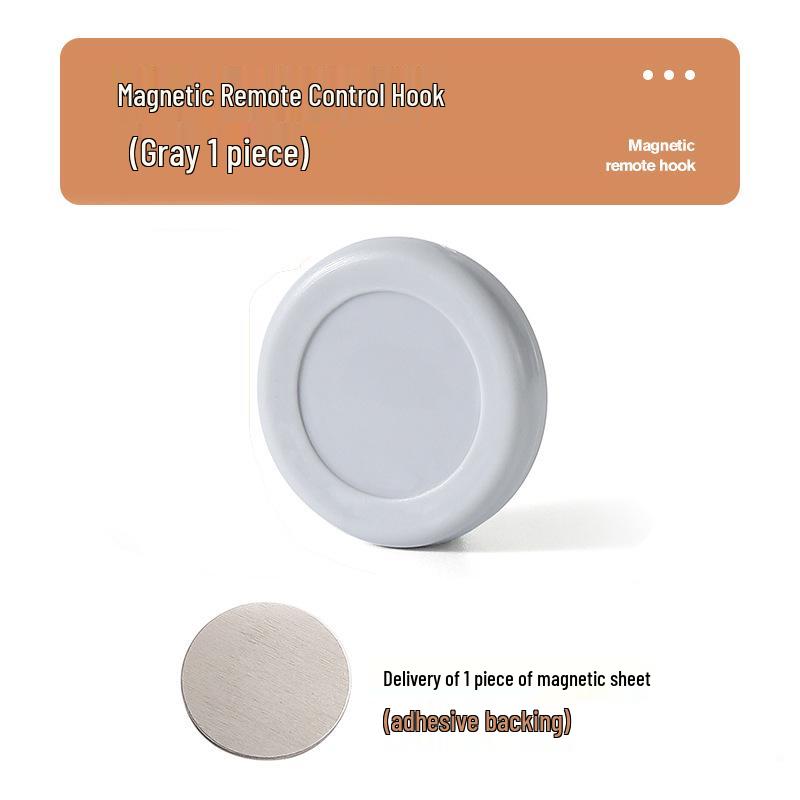 

Magnetic Wall-Mount Hook & Remote Holder - No-Drill Installation 3*3*0.7 cm