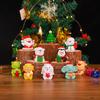 Mini Christmas Animal Figurines: Cute Desktop Ornaments for Holiday Decor