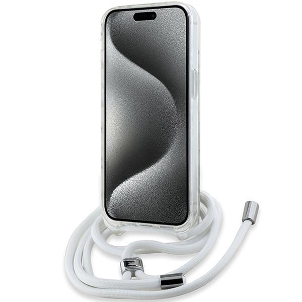 Karl Lagerfeld Klhmp15Shcchnt Iphone 15 / 14 / 13 6.1 Hardcase Transparent Iml Choupette Head & Cord Magsafe