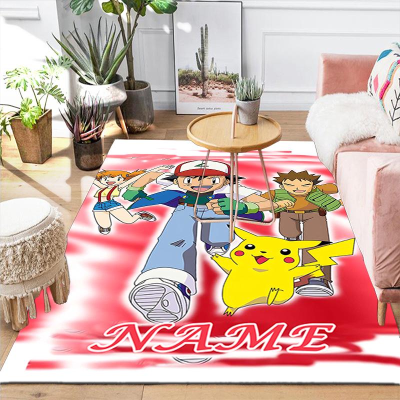 Custom 1Pc Pokmon Adventure Rug Office Carpet Indoor Outdoor Entrance Doormat Nonslip Soft And Comfortable Living Room D2915200