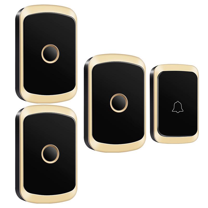 Smart Wireless Doorbell: Ultra-Long Range, One-to-Three Setup, Waterproof, Includes Elderly Call Button. No