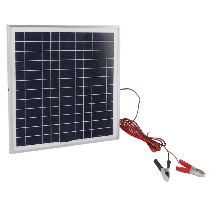 20W Portables Solars Panel Chargers Aluminum Frame Monocrystalline Silicon Solars Panel with High Efficiency Conversion 1