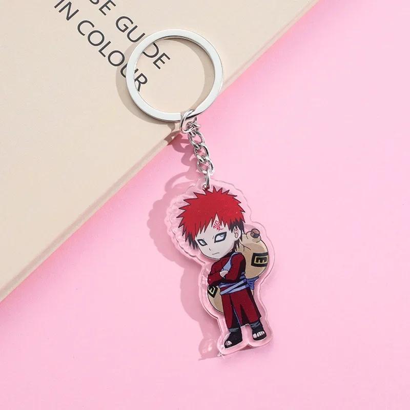 Naruto anime peripherals acrylic keychains toys cartoon schoolbags adorable plus exquisite tiny keychains present