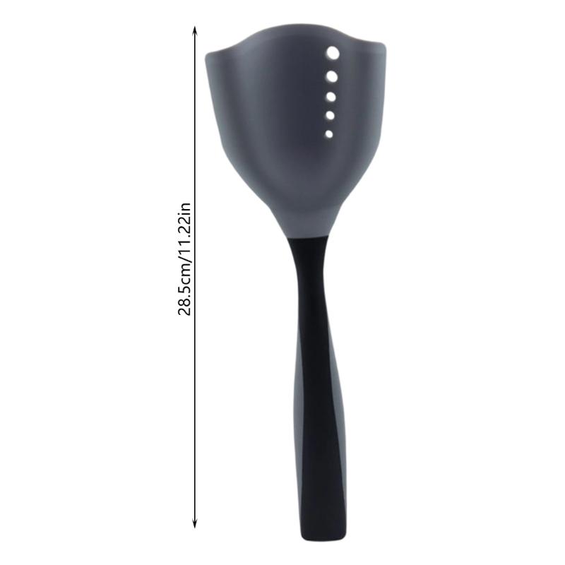 Multipurpose Food Grade Silicone Kitchen Meat Chopper Spatula Heat Proof Nonstick Potato Masher with Ergonomic Handle
