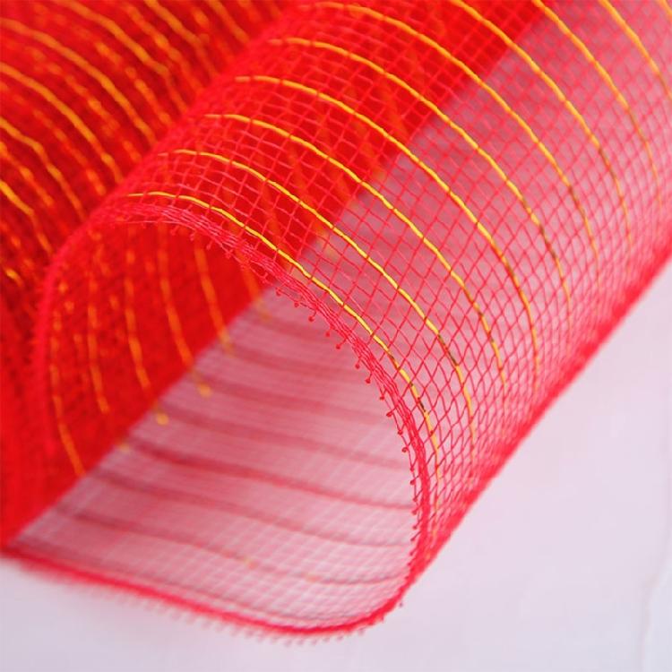 Thanksgiving PolyMesh Ribbon Metallic Mesh Ribbon Decor Mesh Roll DIY Candy Box