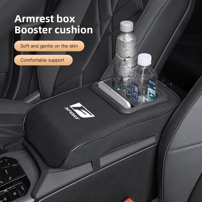 

With 2 Cup Holder Auto Center Console Armrest Cushion PU Leather Armrest Pad For Lexus IS250 IS200 CT200h GS300 LS430 RX450h LX